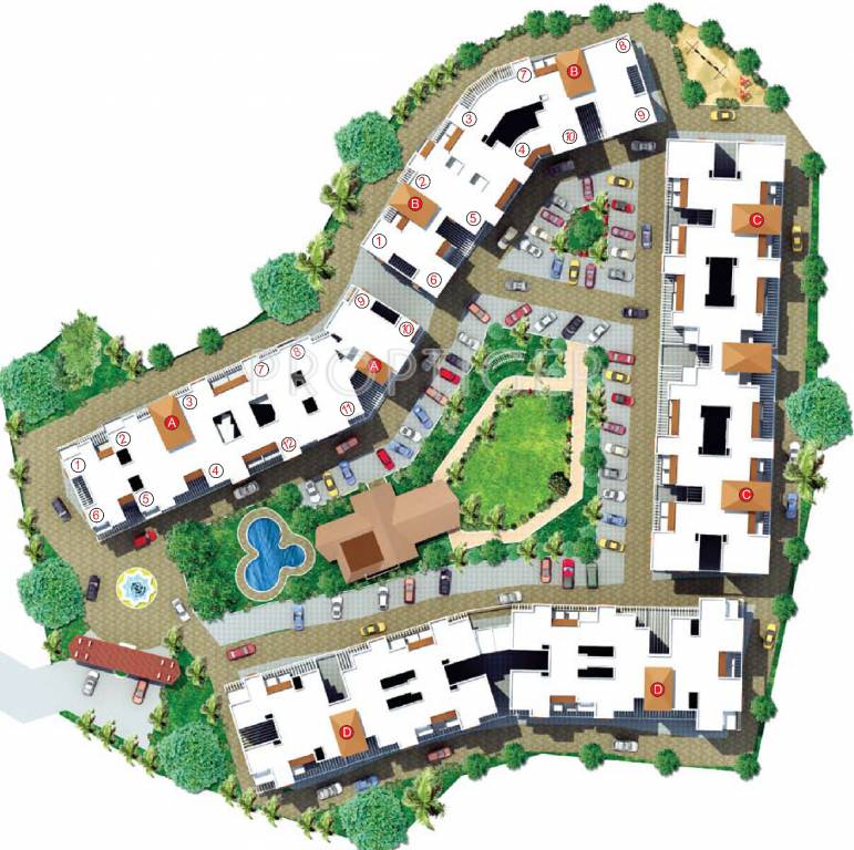 paranjape schemes green cove Layout Plan