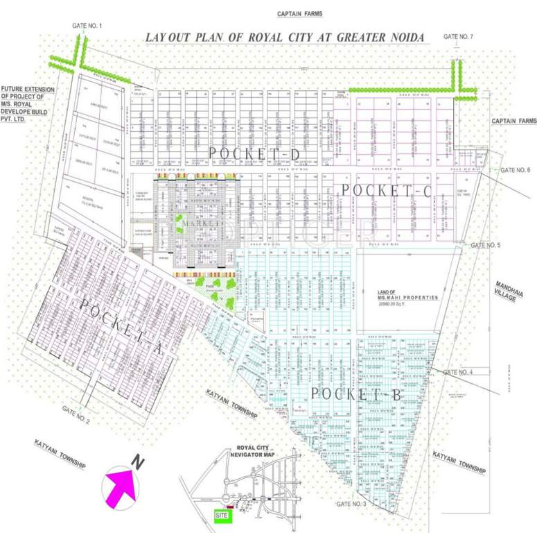 Images for Layout Plan of Royal Develop Bulid Pvt Ltd City