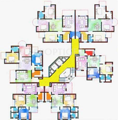  kanishka-towers Images for Cluster Plan of Greater Kanishka Towers
