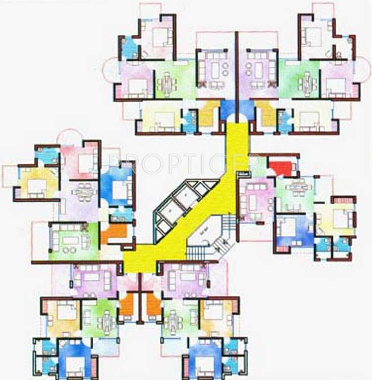 kanishka towers Images for Cluster Plan of Greater Kanishka Towers