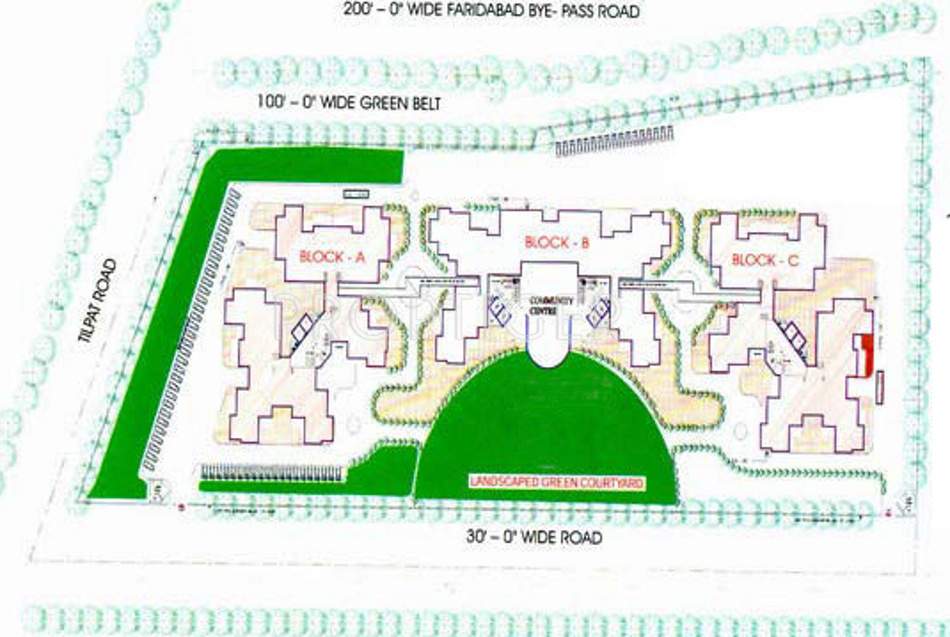 kanishka towers Images for Layout Plan of Greater Kanishka Towers