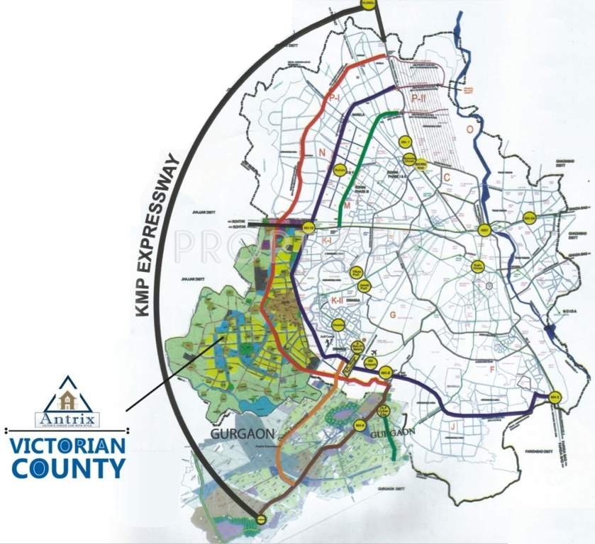  victorian county Images for Location Plan of The Antriksh Victorian County