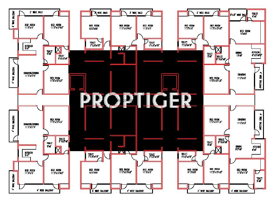 Images for Cluster Plan of Natures Sai Residency