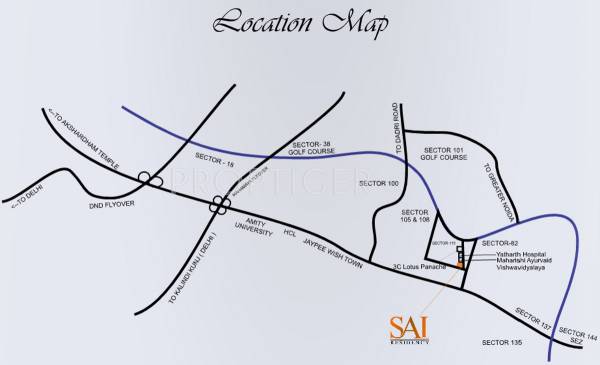Images for Location Plan of Natures Sai Residency Images for Location Plan of Natures Sai Residency