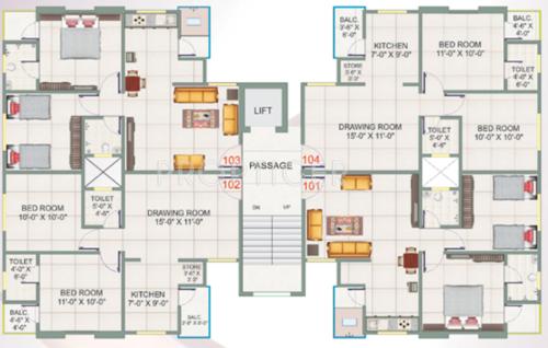  paradise Images for Cluster Plan of Royal Paradise