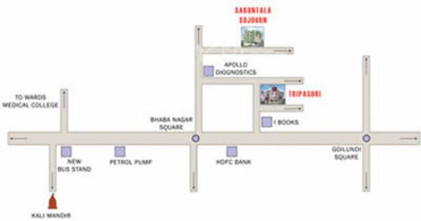 Location Plan adishakti-construction-&-real-estate tripasuri Location Plan