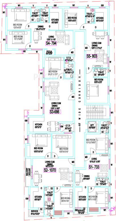 Images for Cluster Plan of Mahaa Vignesh Senthur Home