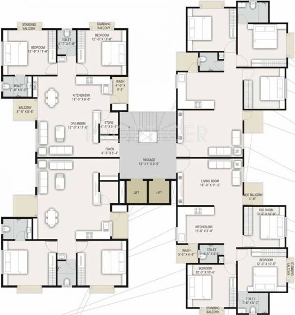  shikhar Images for Cluster Plan of Kailash Shikhar