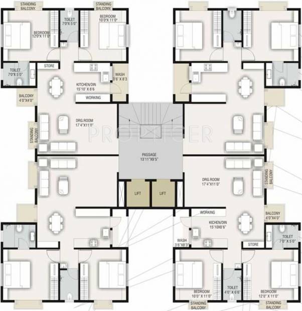  shikhar Images for Cluster Plan of Kailash Shikhar