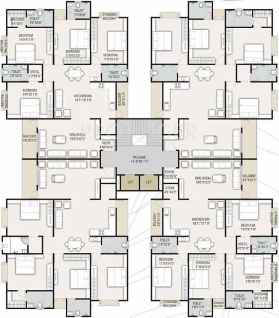  shikhar Images for Cluster Plan of Kailash Shikhar