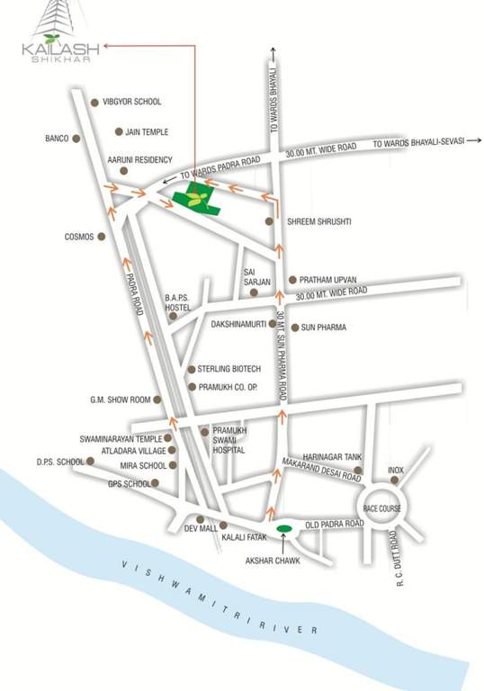 shikhar Images for Location Plan of Kailash Shikhar