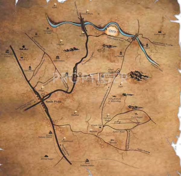 Images for Location Plan of D R Gavhane Destinations Ostia