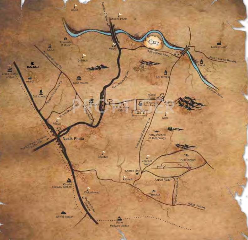 Images for Location Plan of D R Gavhane Destinations Ostia