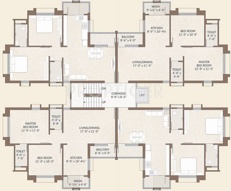Images for Cluster Plan of Akshar Aaruni Residency