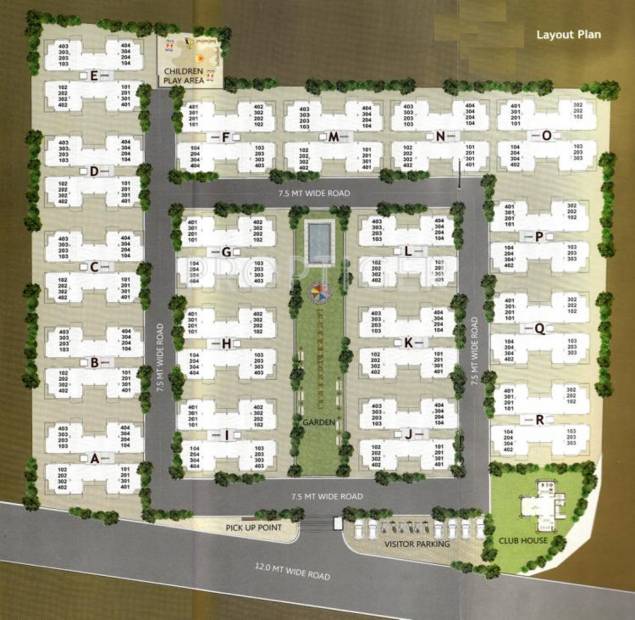 Images for Layout Plan of Akshar Aaruni Residency