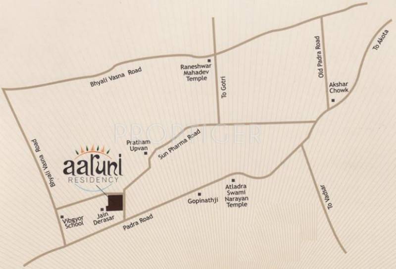 Images for Location Plan of Akshar Aaruni Residency