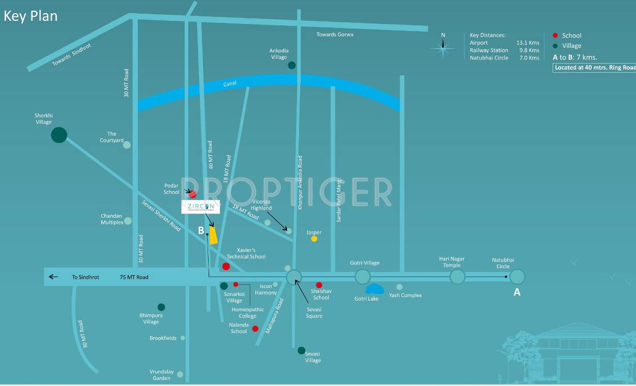 Images for Location Plan of Vaibhav Zircon