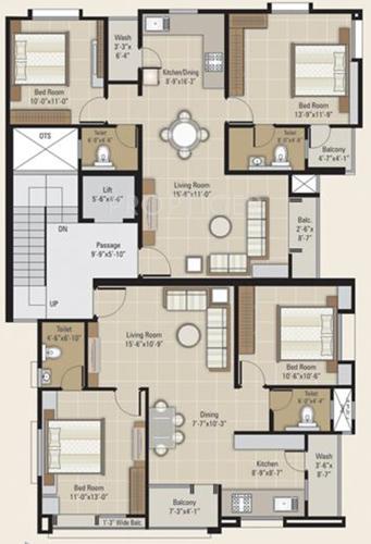 Images for Cluster Plan of Aastha Serene