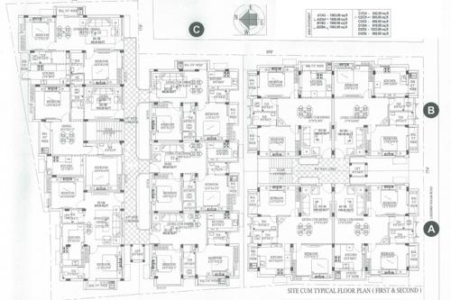 Images for Cluster Plan of MR Vijaya Lakshmi Apartments