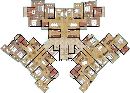  olivia Images for Cluster Plan of Kukreja Olivia