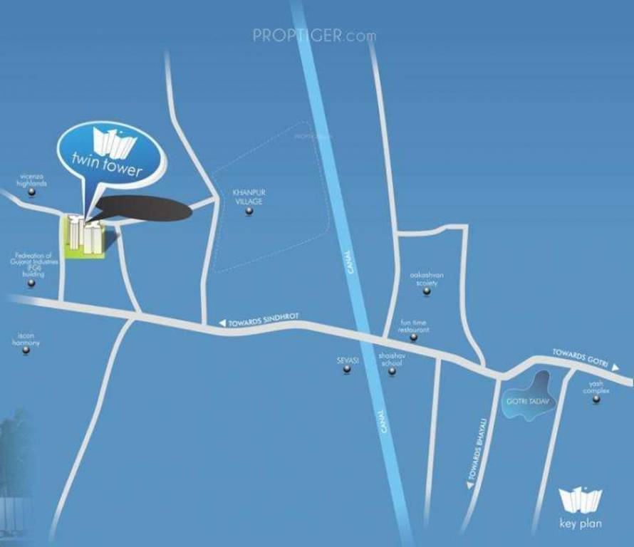 Images for Location Plan of Aarya Twin Tower