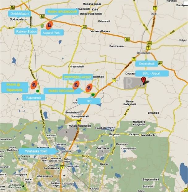 Images for Location Plan of Rashi Rajanukunte