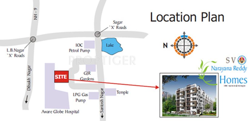 Images for Location Plan of SV Narayana Reddy Homes