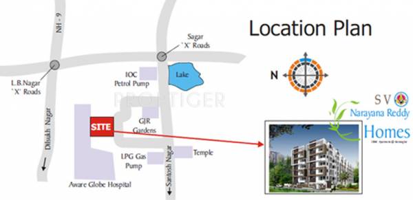 Images for Location Plan of SV Narayana Reddy Homes Images for Location Plan of SV Narayana Reddy Homes