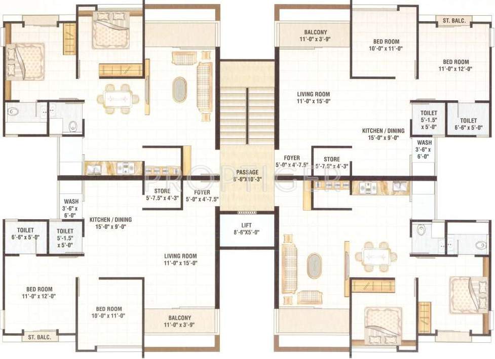  lifestyle Images for Cluster Plan of Akruti Lifestyle