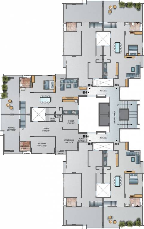 Images for Cluster Plan of Aries Infratech Empyrean Skyline