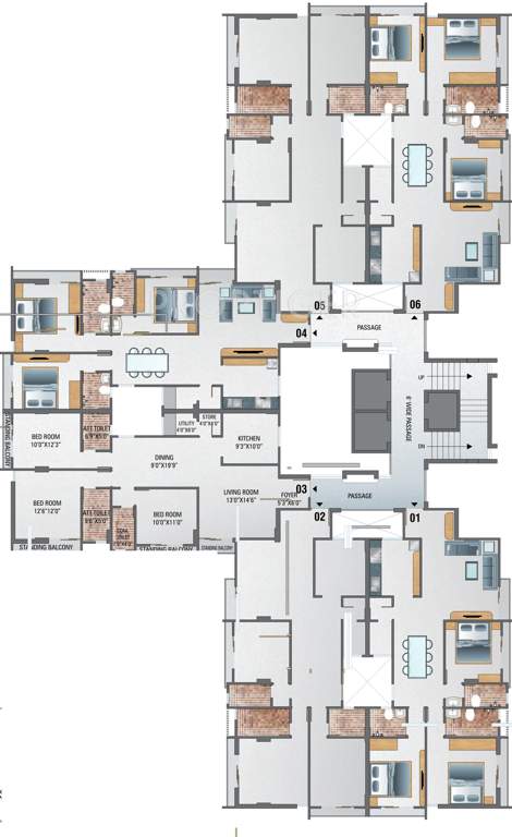 Images for Cluster Plan of Aries Infratech Empyrean Skyline