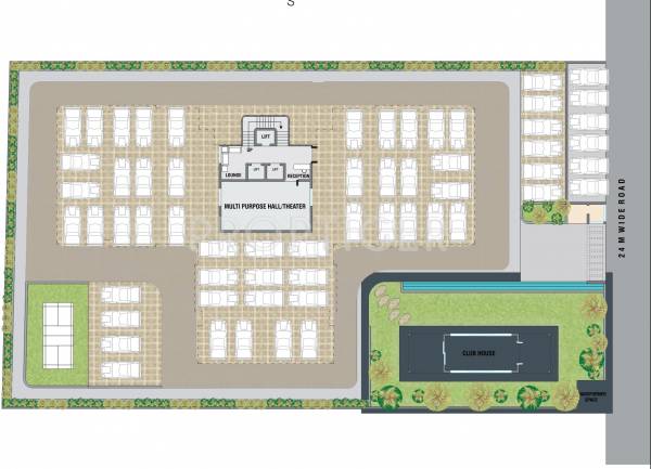 Images for Layout Plan of Aries Infratech Empyrean Skyline