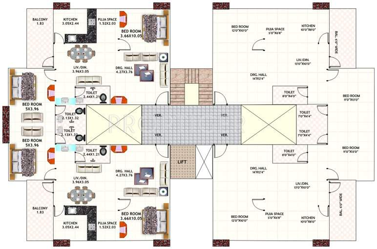 Images for Cluster Plan of Dwarkadheesh Dwarka Heights