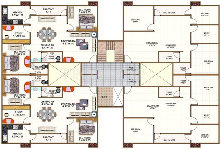 Images for Cluster Plan of Dwarkadheesh Dwarka Heights