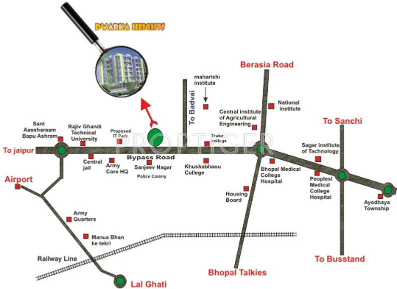 Images for Location Plan of Dwarkadheesh Dwarka Heights