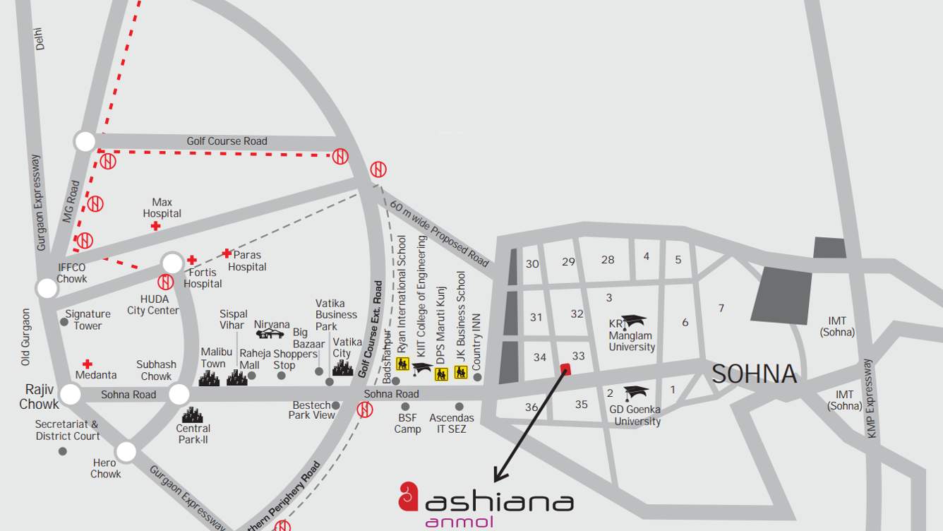  anmol Images for Location Plan of Ashiana Anmol