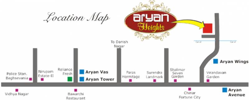 Images for Location Plan of Aryan Build Estates Pvt Ltd Heights
