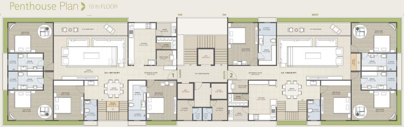  palacio Images for Cluster Plan of Milestone Palacio