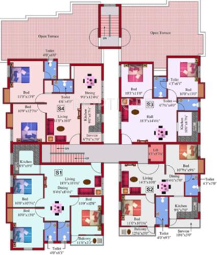 Images for Cluster Plan of Kalyan Grand Emerald