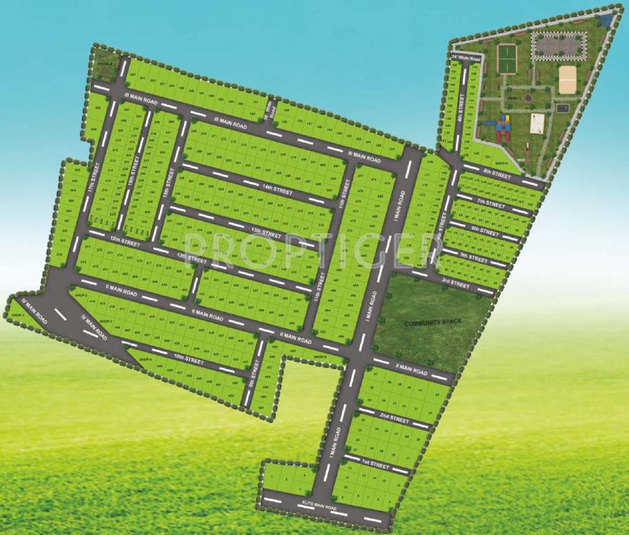 Images for Layout Plan of OM Shakthy Elite