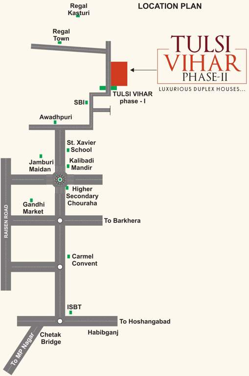 tulsi vihar phase ii Images for Location Plan of Regal Tulsi Vihar Phase II