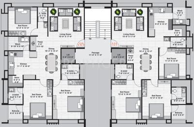 Images for Cluster Plan of Shaligram Group Vastugram