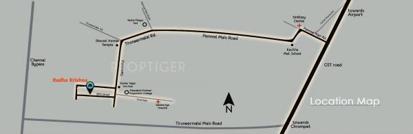 Images for Location Plan of Ankur Constructions Radha Krishna