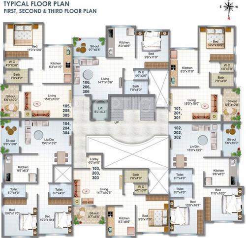 Images for Cluster Plan of Shree Buildcon Nashik Lambodar Classic
