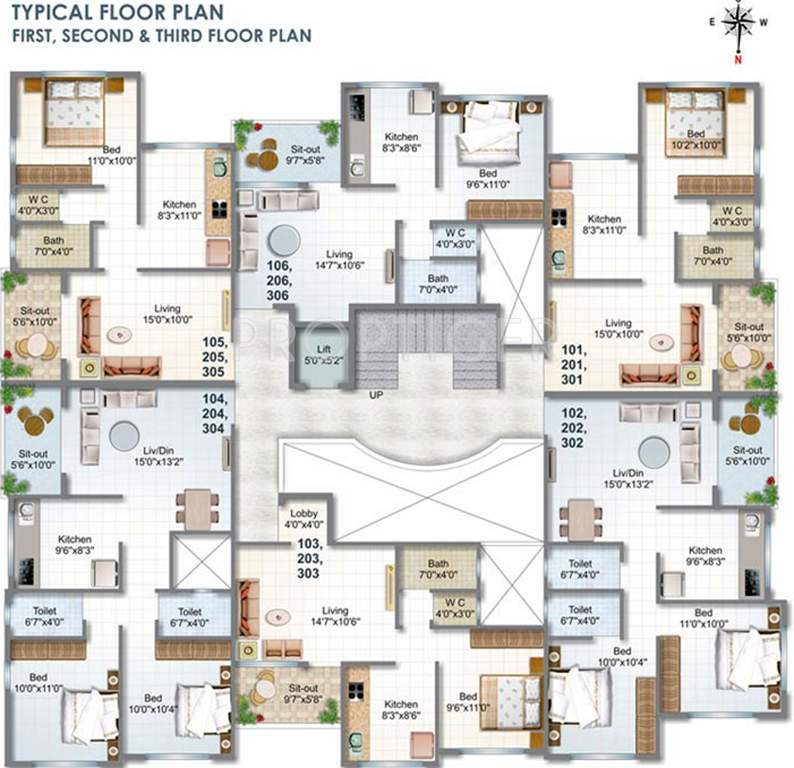 Images for Cluster Plan of Shree Buildcon Nashik Lambodar Classic