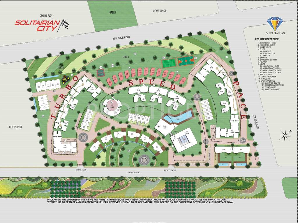 Images for Layout Plan of Le Solitairian Solitairian City Villa