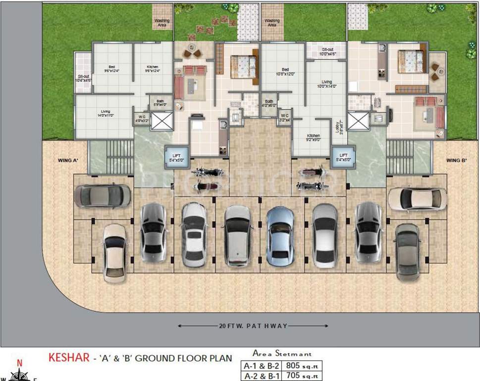 Images for Cluster Plan of Shree Moraya Park