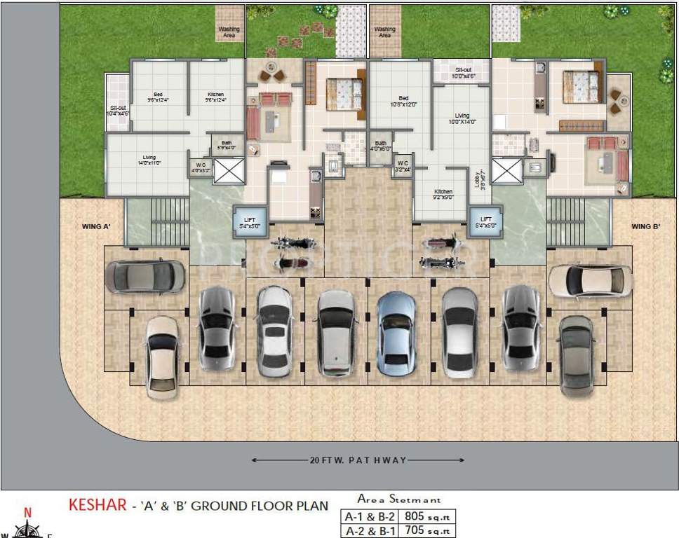 Images for Cluster Plan of Shree Moraya Park