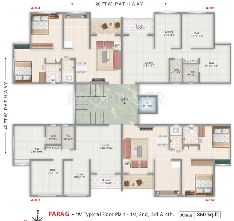 Images for Cluster Plan of Shree Moraya Park