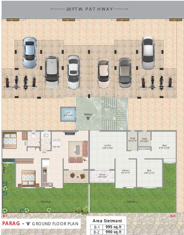 Images for Cluster Plan of Shree Moraya Park
